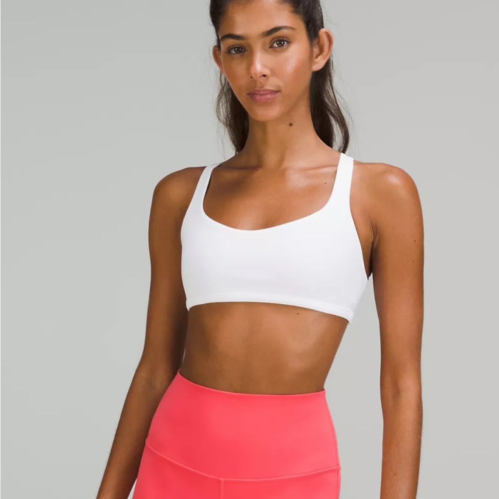 Lululemon white Free to Be Bra - Wild
Light Support, A/B Cup SIZE 2